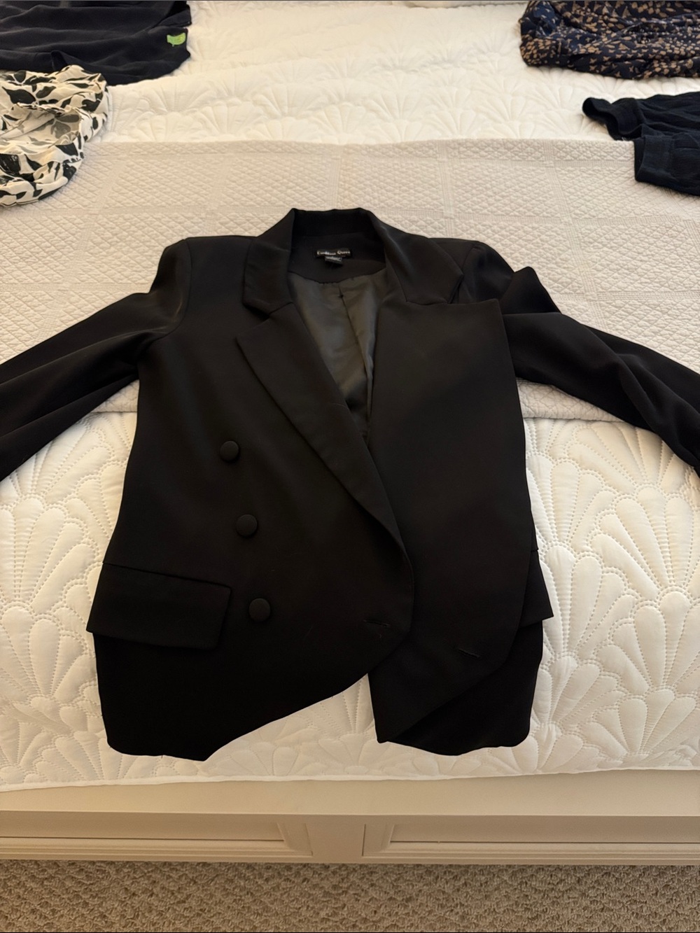 Caribbean Queen Black Lined Blazer Jacket